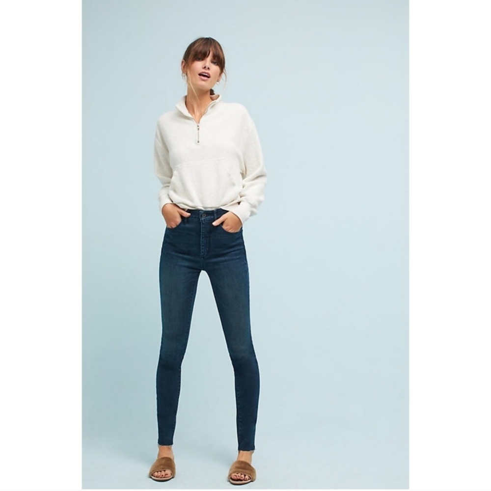 Pilcro Letterpress Ultra High Rise Skinny Jeans - Picture 2 of 9